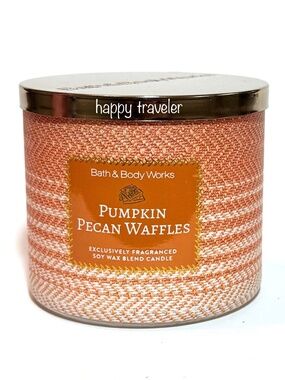 PUMPKIN PECAN WAFFLES 3 Wick Candle